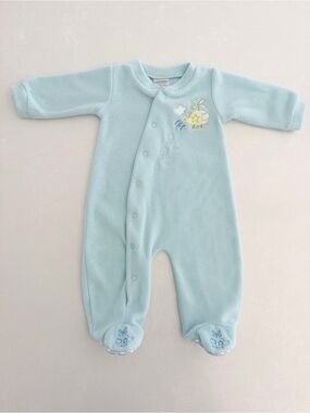 Vintage Sears Baby Fleece Helicopter Sleeper • Size 3M